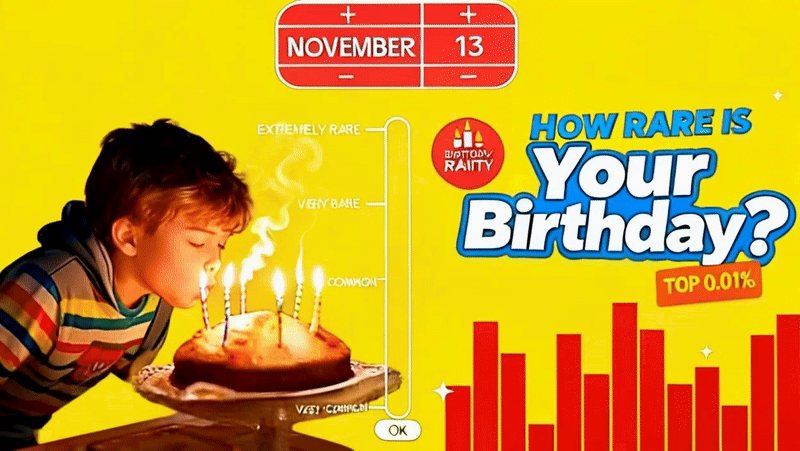 How Rare Is Your Birthday?